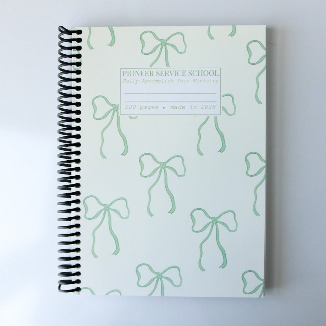 2025 Pioneer Service School Notebook